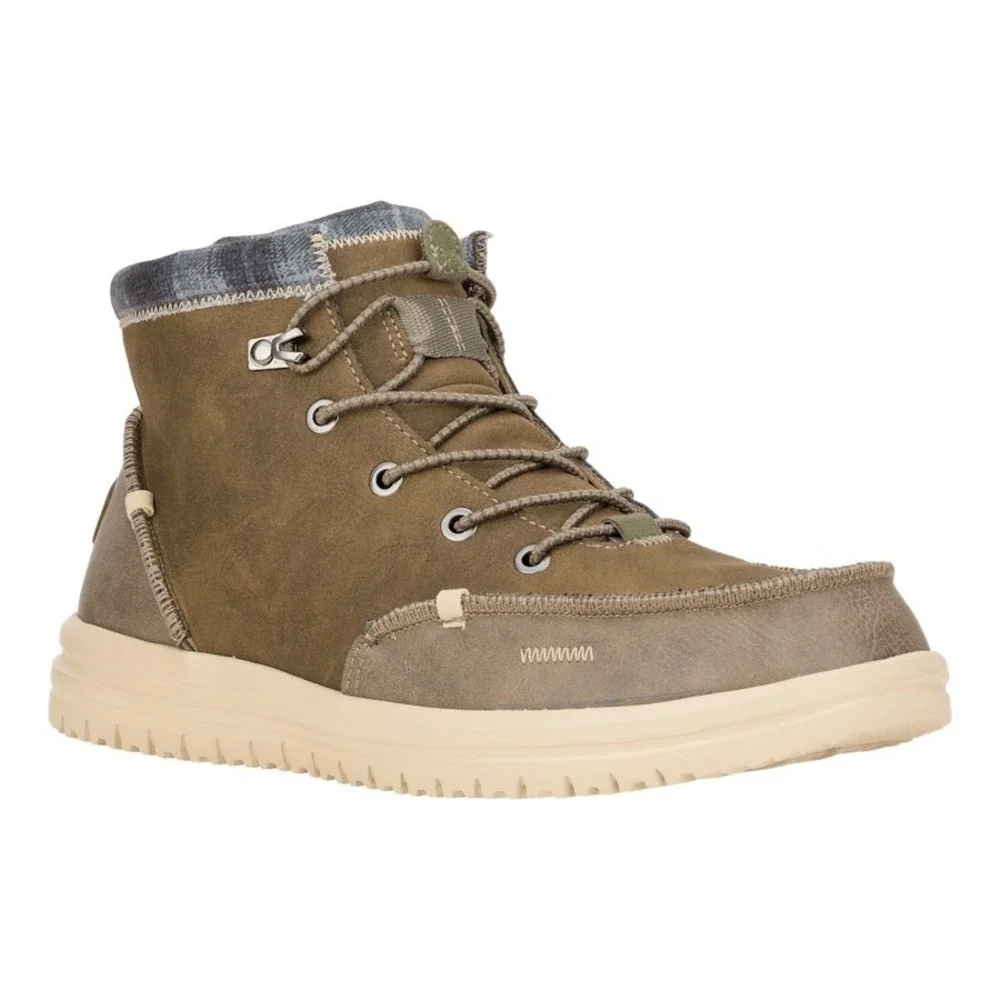 HEY DUDE Bradley Classic Boots Casual Walnut Brown Men's Size 8 42067-267 NEW